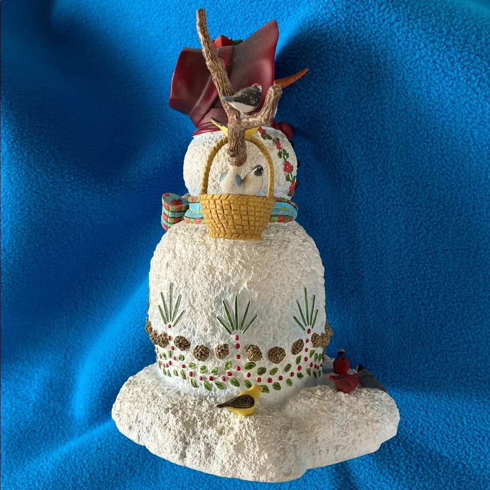 Lenox “A Winter Visit” Snowman Figurine Rare - Vintage - Picture 4 of 8